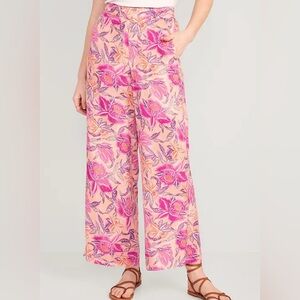 Large High-Waisted Playa Wide-Leg Pants